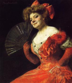 托馬斯 波洛尅 安舒茨 Portrait of Katherine Rice 托馬斯 波洛尅 安舒茨 Portrait of Katherine Rice